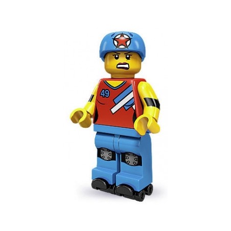 LEGO Minifigure Serie 9 71000 Ragazza sui pattini