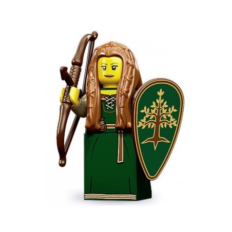 LEGO Minifigure Serie 9 71000 Ragazza della foresta