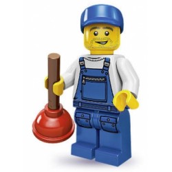 LEGO Minifiguren Serie 9 71000 Klempner