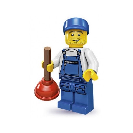LEGO Minifiguren Serie 9 71000 Klempner