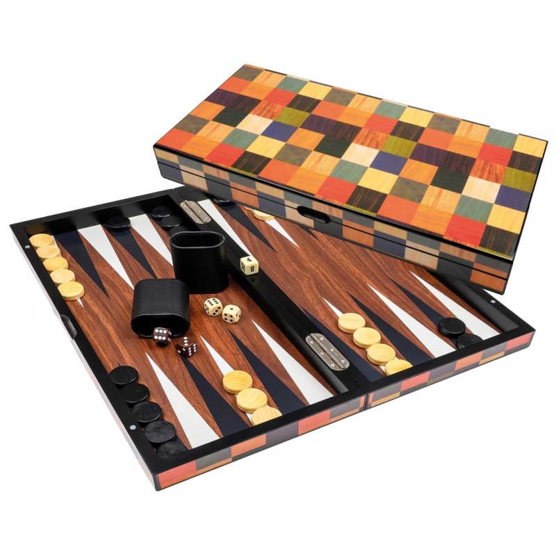 Backgammon - fourni - grande - chiusura magnetica
