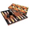 Backgammon - fourni - grand - fermeture magnétique