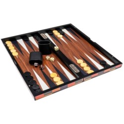 Backgammon - fourni - grand - fermeture magnétique