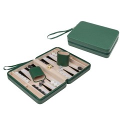 Backgammon Thasos, Reise, Kunstleder, Tragegriff