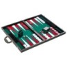 Backgammon grün, Turnier, Kunstleder