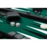 Backgammon - noir - vert - grand - similicuir