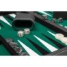 Backgammon - noir - vert - medium - similicuir