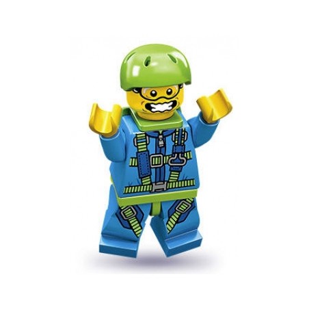 LEGO Minifiguren Serie 10 71001 Fallschirmspringer