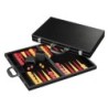 Backgammon Donousa, gross, Kunstleder