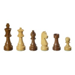 Schachfig. Arcadius, KH 95mm, braun natur, gewichtet