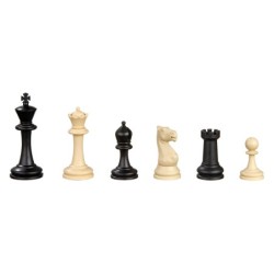 Schachfig. Nerva, KH 95mm, Kunststoff, schwarz creme