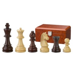 Schachfig. Barbarossa, KH 65mm, gewichtet, in Holzbox