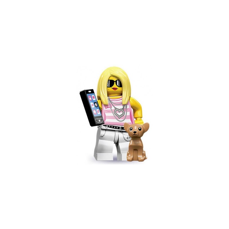 LEGO Minifiguren Serie 10 71001 Trendiges Mädchen
