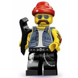 LEGO Minifigure Serie 10 71001 Meccanico di moto