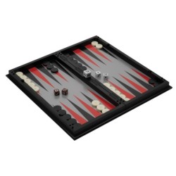 Set d'échecs-Backgammon-Dames - case 37mm