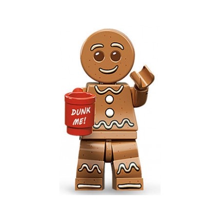 LEGO Minifigure Serie 11 71002 Omino di pan di zenzero