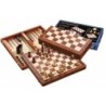 Set d'échecs-Backgammon-Dames - case 50mm