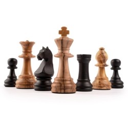 Set d'échecs Olive Deluxe - case 50mm