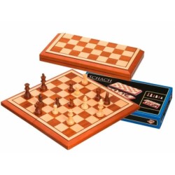 Coffret d'échecs Belgrad - case 40mm