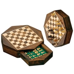Scacchi da viaggio Octagon - mini - casella 10mm - magnetico