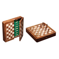 Coffret d'échecs - case 25mm - magnétique
