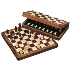 Coffret d'échecs - case 32mm - magnétique