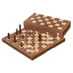 Coffret d'échecs - case 33mm - Échecs aveugles
