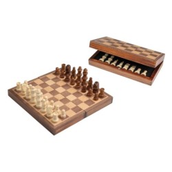 Coffret d'échecs - voyage - case 20mm - magnétique