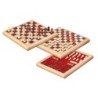 Set d'échecs-Dame - Box en bois