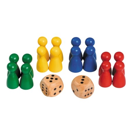 Cône de jeu avec des dés