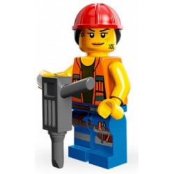 LEGO Movie Minifigures Série 71004 Gail travailleuse de la construction