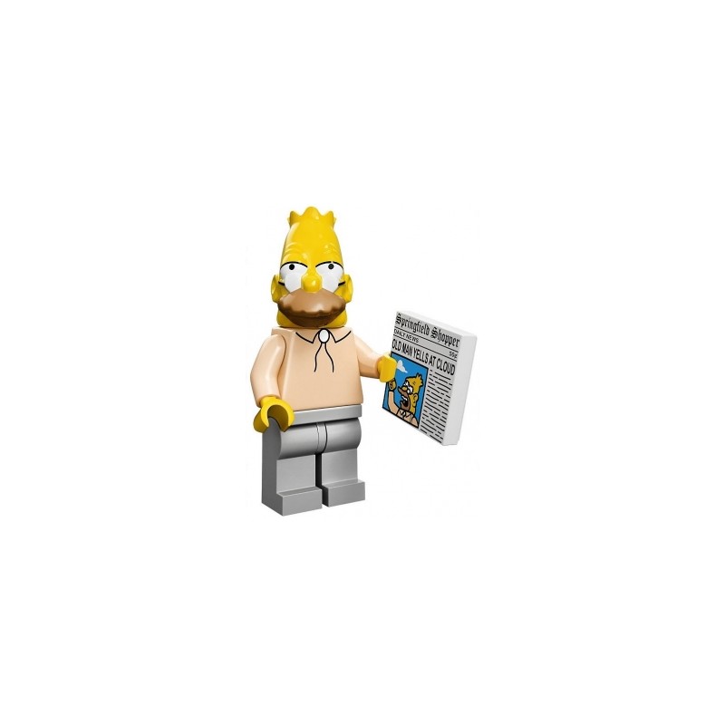 LEGO I Simpson Minifigure Serie 1 71005 Nonno Simpson