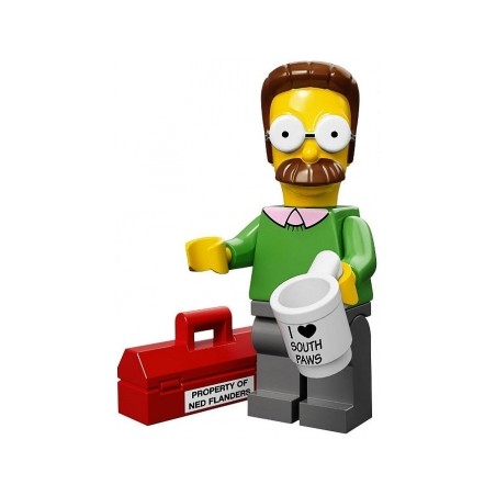 LEGO I Simpson Minifigure Serie 1 71005 Ned Flanders