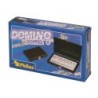 Domino, Doppel 6, in Box aus Walnussoptik