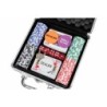 Mallette de poker, 100 jetons de poker dans une mallette en