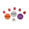 Mallette de poker, 100 jetons de poker dans une mallette en