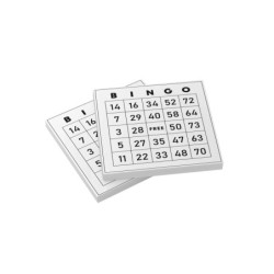 Blocs de bingo, 2 pièces avec 100 feuilles chacun