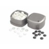 Pions de Go de verre, set noir/blanc