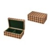 Schachfigurenbox, Rautenmuster, 240x150x90mm