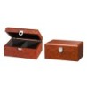 Schachfigurenbox, Wurzelholzoptik, 180x120x83mm