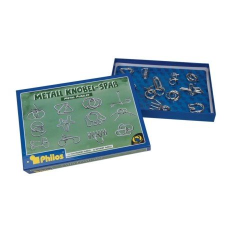 Amusant puzzle en métal
