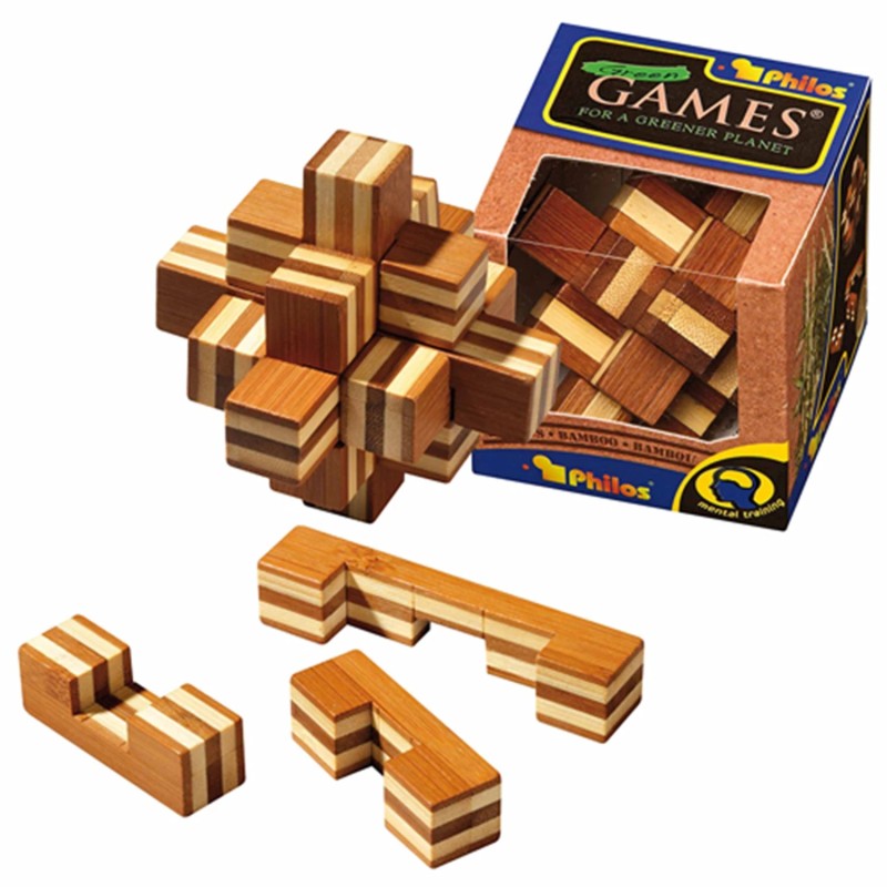 Puzzle a stella - bambù