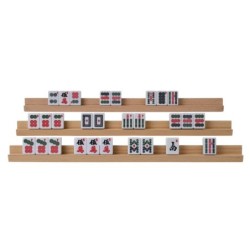Spielsteinhalter aus Holz, 4er Set, 35cm