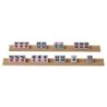 Spielsteinhalter aus Holz, 4er Set, 35cm