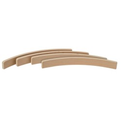 Porta carte in legno, set da 4, 35 cm