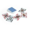 Pokerkarten, blau, Plastik