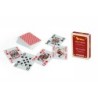Cartes de poker, rouges, plastique
