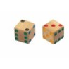Dés de bois 40 mm,4 dés
