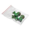 Dadi - oblivion - verde - 7 pezzi