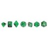Dadi - oblivion - verde - 7 pezzi